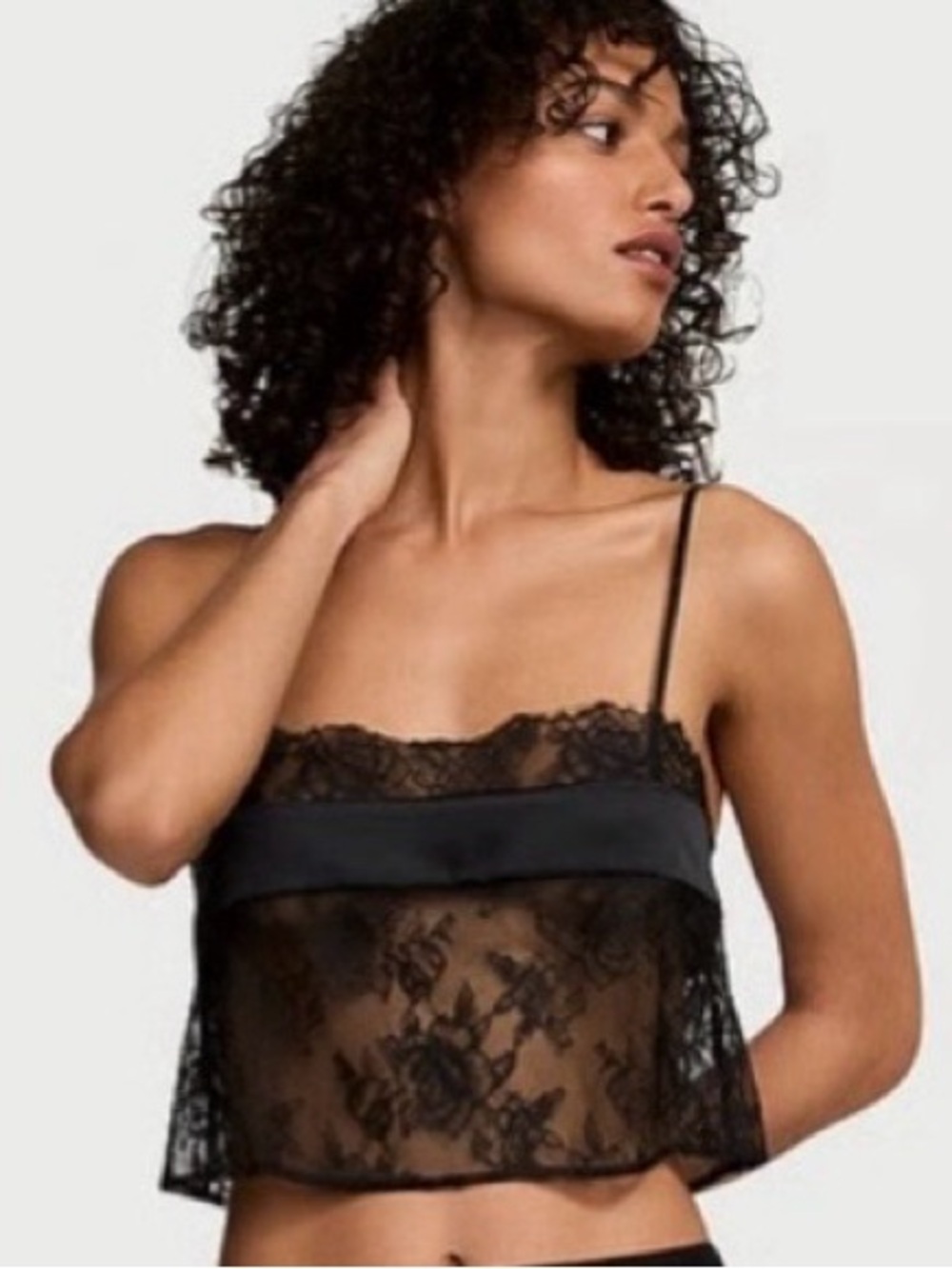 Victoria’s Secret VERY SEXY NWT
Rose Lace Cami, size  S